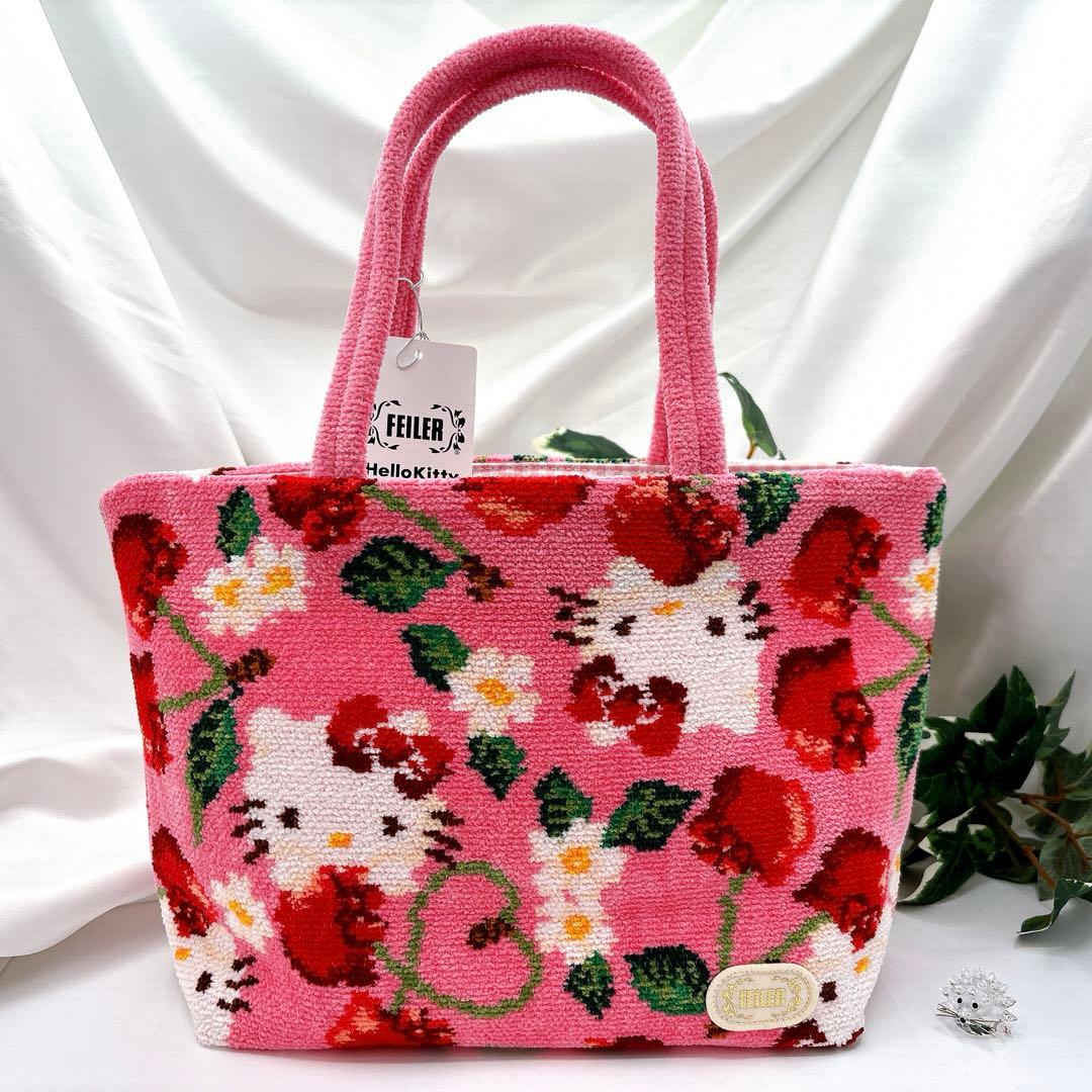 R mama 様】フェイラー×サンリオ キティ さくらんぼ バッグ - メルカリ