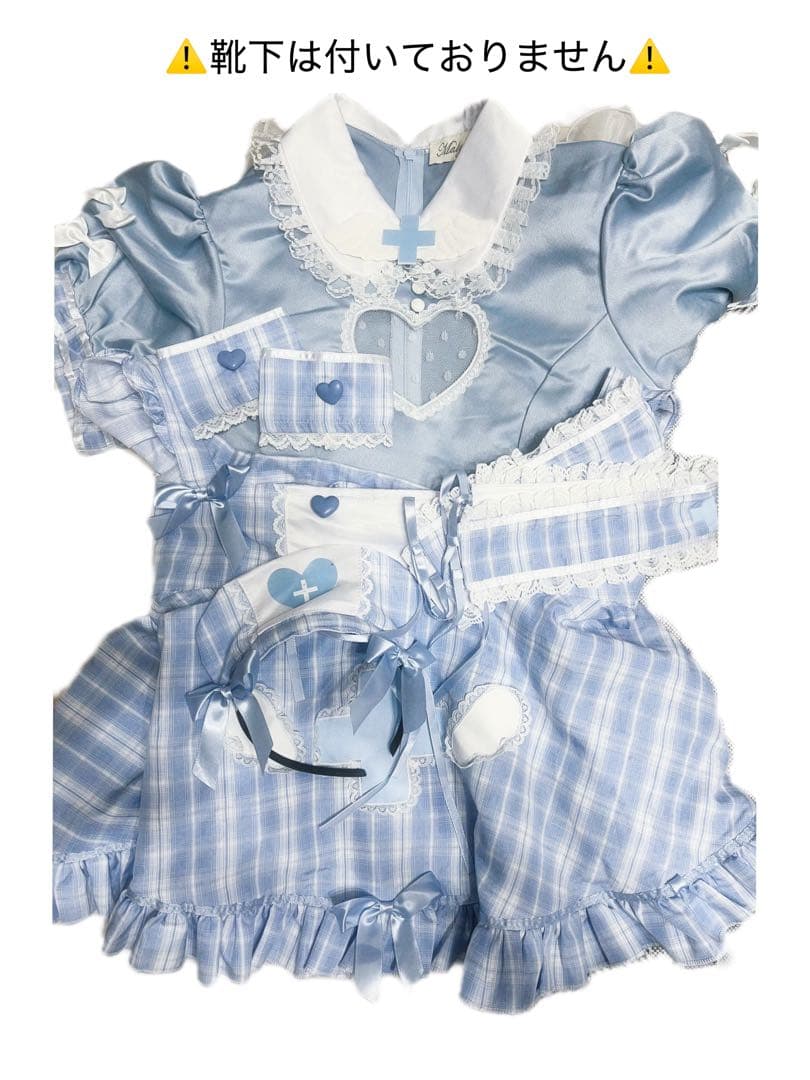 マリームーン アイドルチェックナース《オリジナルコスプレ5点セット