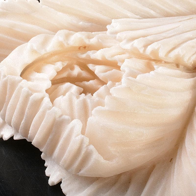 中国 玉石白玉彫刻 白菜 置物 飾台付 C 6846 - メルカリ