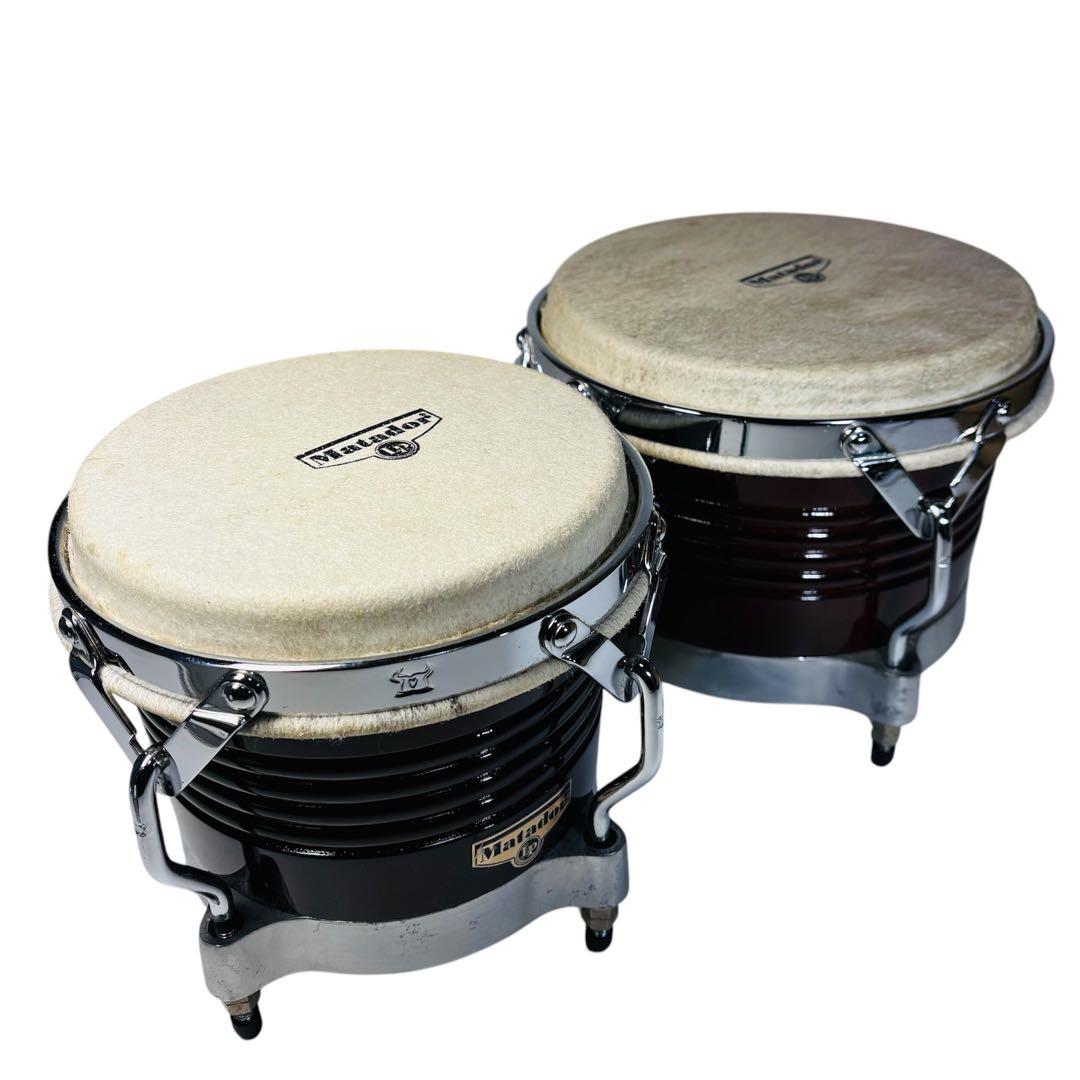 【美品】LP Matador マタドール　M201 ボンゴ 本体　ケース無し LP マタドール ウッドボンゴ M201-AWC (ナチュラル・クローム) | DRUM