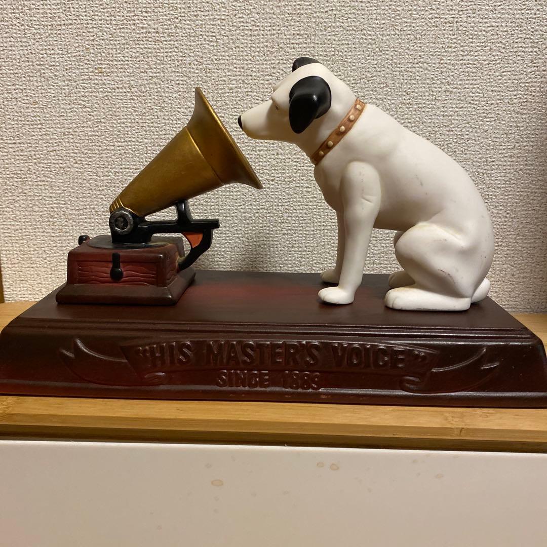 【値下げ】【非売品】Victor ビクター犬 ニッパー 蓄音機 台 3点セット