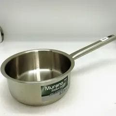 Murano ステンレス片手鍋 中型 楽天市場】片手鍋 18cm IH対応 チーノ ステンレス製 3層底 ガラス蓋