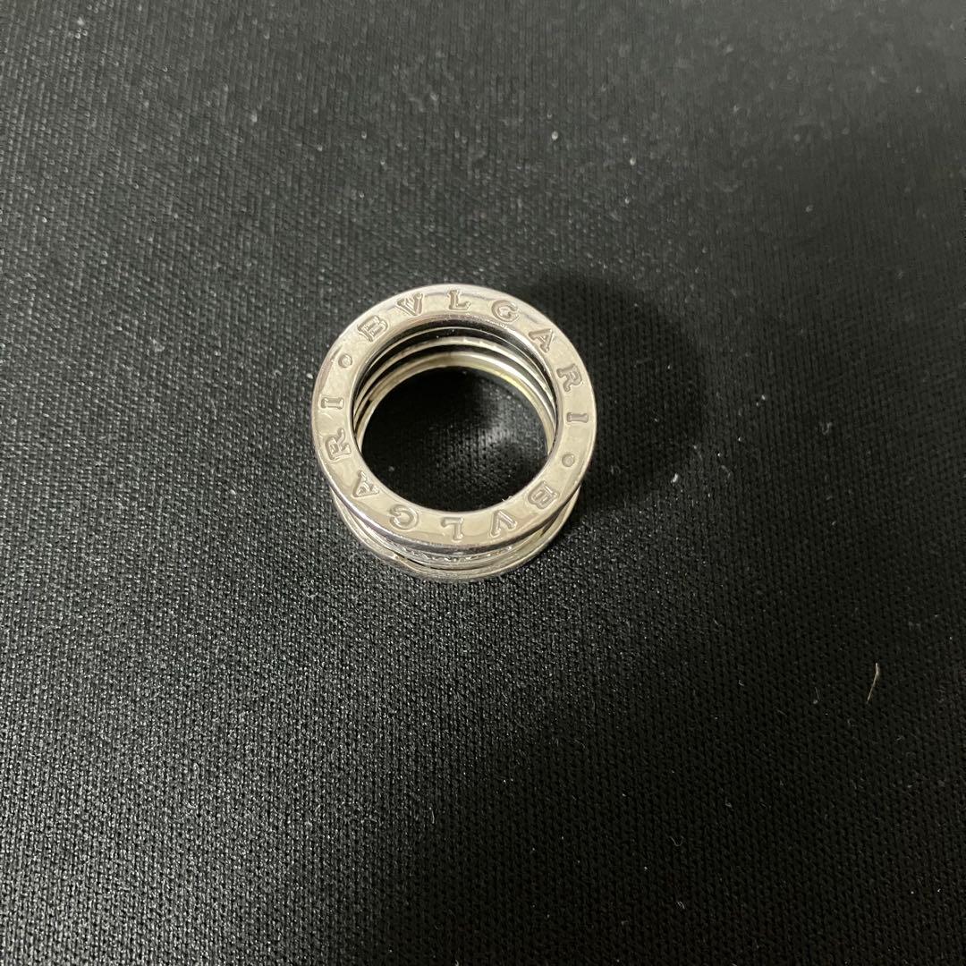 ブルガリ BVLGARI　ビーゼロワン　ダイヤモンド パヴェ　K18WG 750