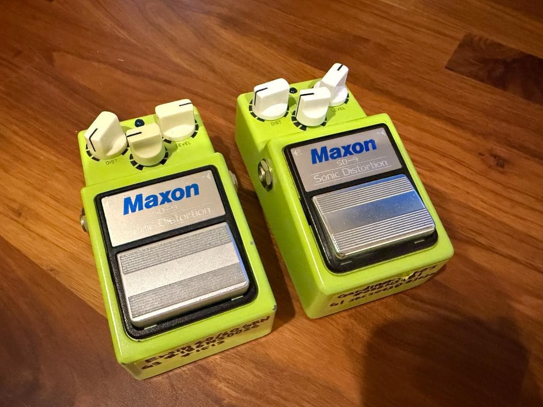 Maxon SD9 Sonic Distortion MOD品 #2 & #4