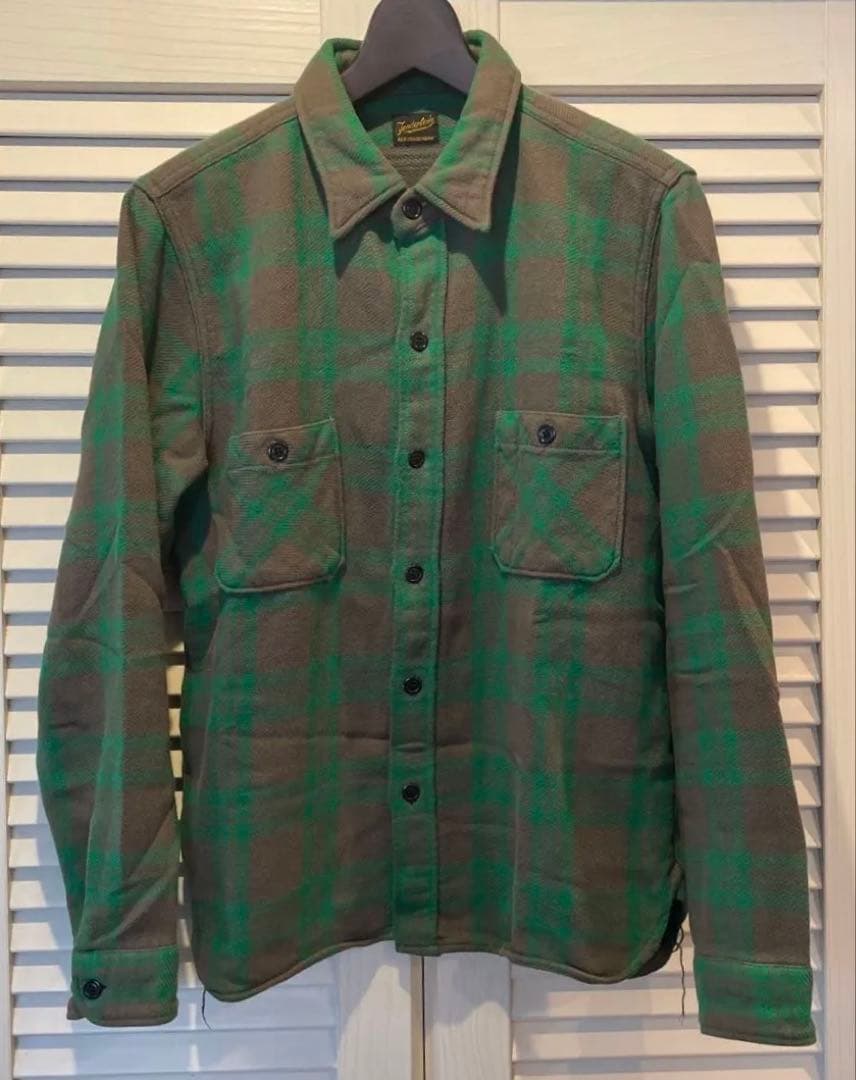 TENDERLOIN HEAVY FLANNEL SHT グリーン　フランネル