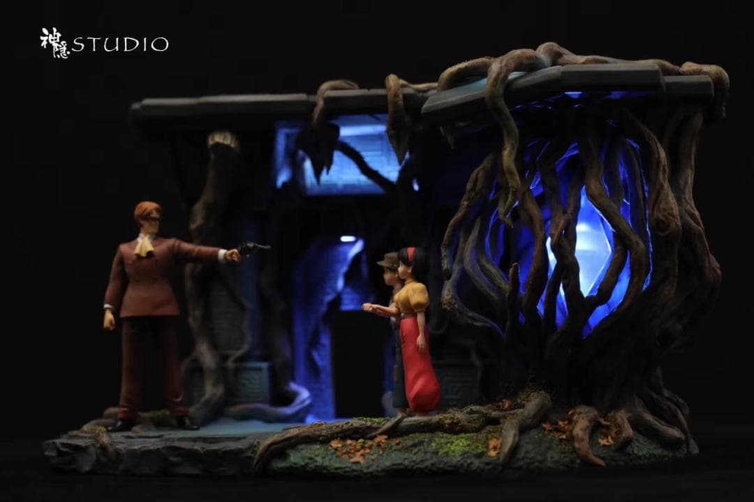 宮崎駿 天空の城ラピュタ バルスの再生 彫刻フィギュア