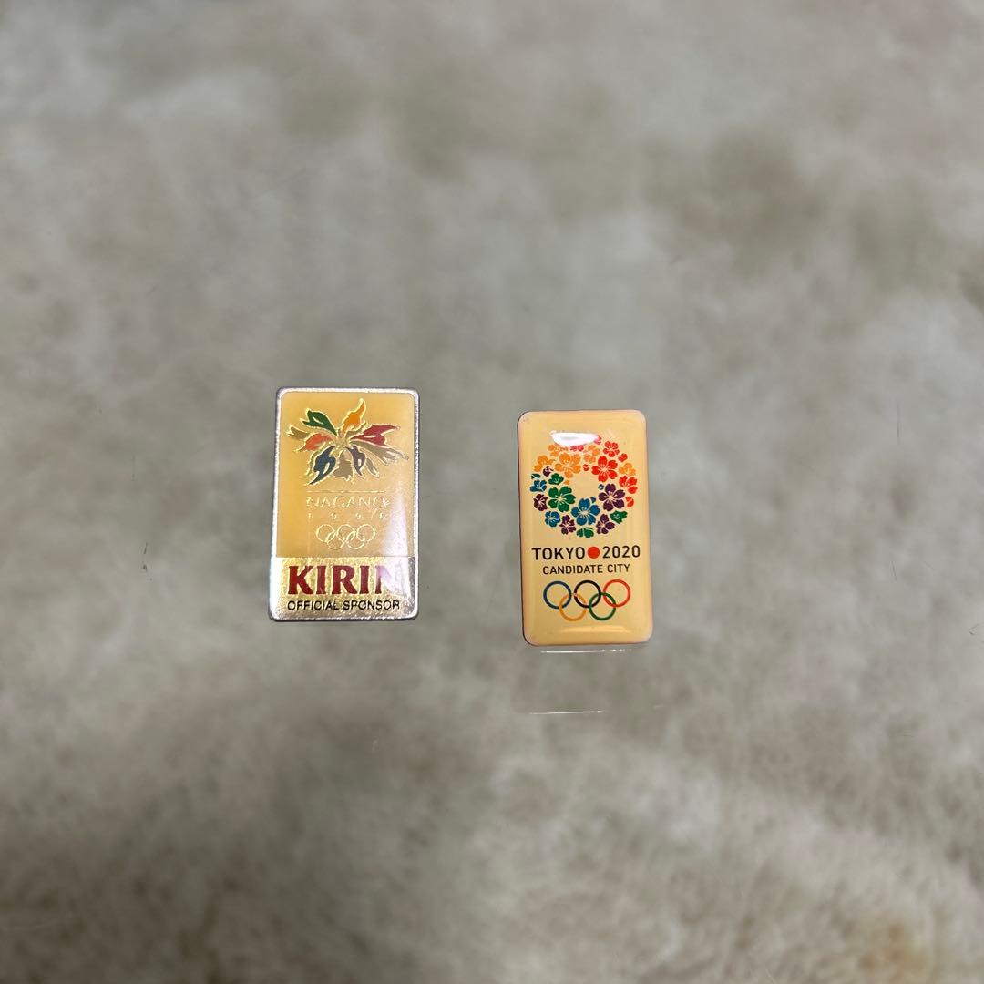 1998長野冬季 2020東京オリンピック招致用 ピンバッジ2個セット