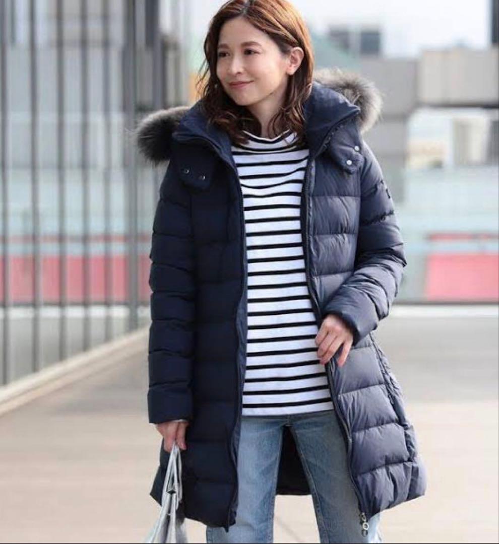 【極美品】22AW タトラス SARMA ダウンコート ネイビー 濃紺 01 S