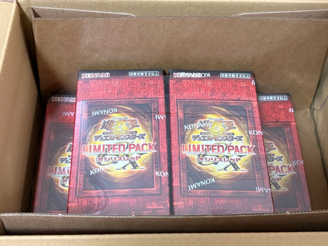 遊戯王　オシリスレッド5ボックス　新品未開封シュリンク付き