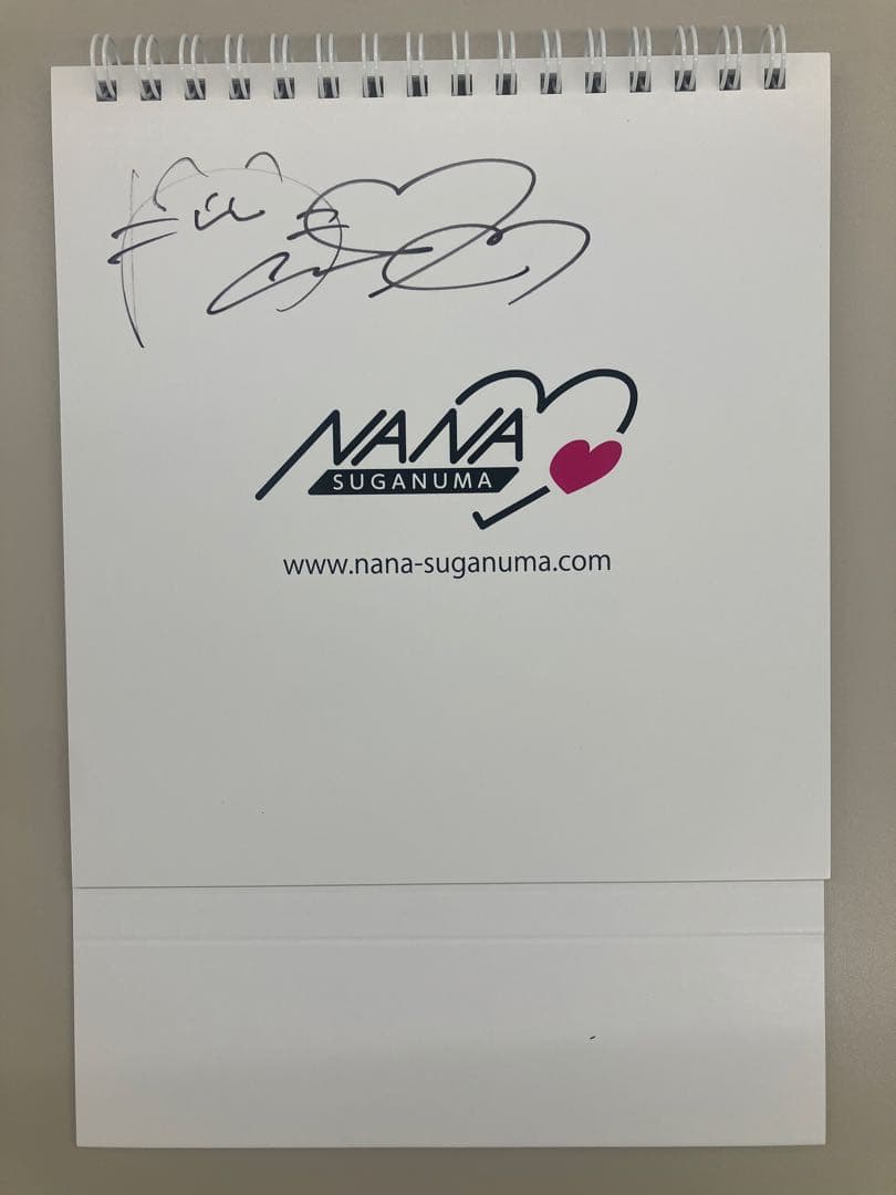 ⭐︎ メル99580様専用⭐︎ 菅沼菜々 サイン入り2026年卓上カレンダー