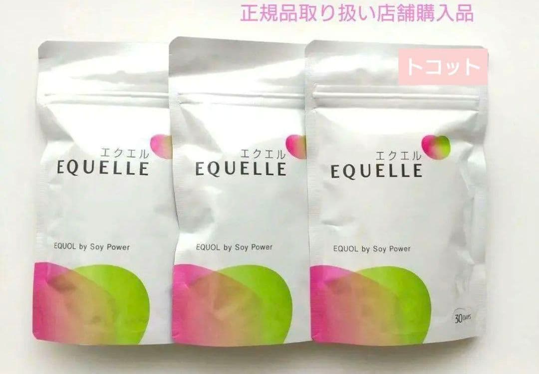 3袋 大塚製薬 EQUELLE エクエルパウチ 30日分 国内正規品