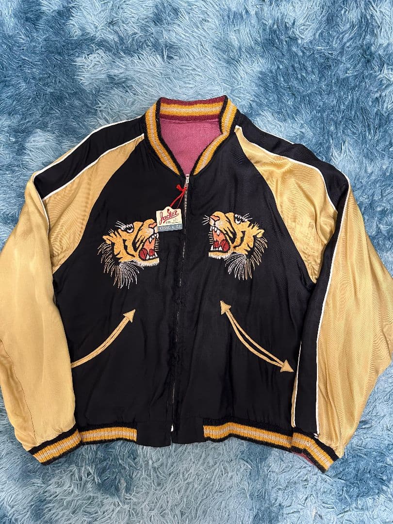 テーラー東洋 港商 虎×龍鷹 日本地図 小栗 旬着用スカジャン - メルカリ