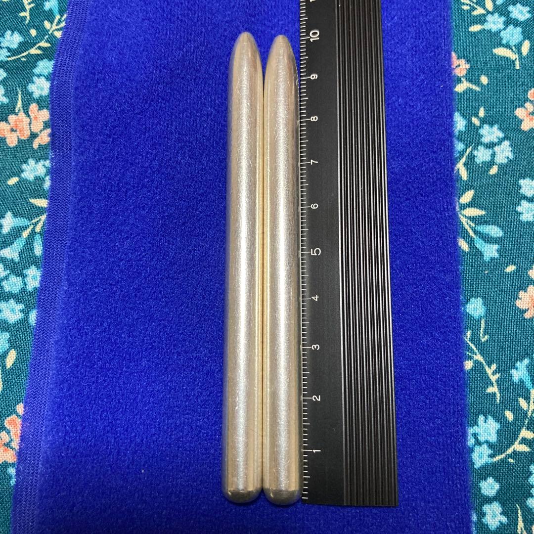 純銀　てい鍼　2本セット　笑凛棒