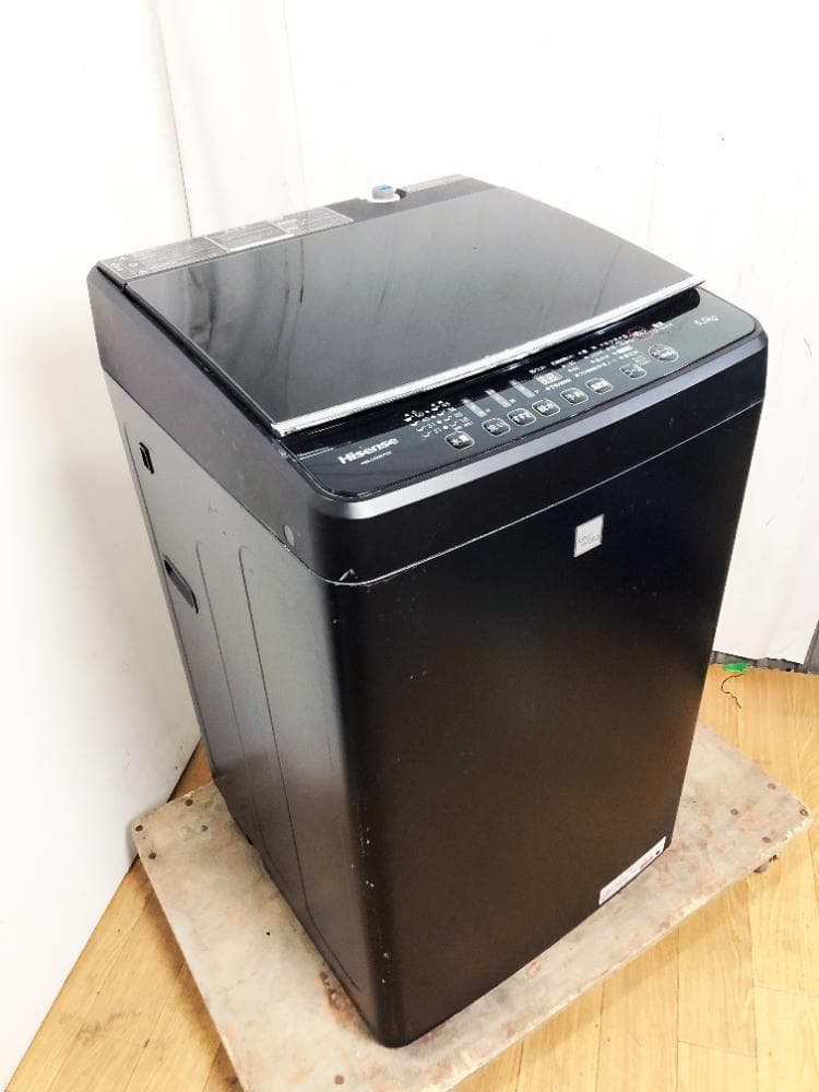 ★美品 中古★Hisense 5.5kg 洗濯機【HW-G55E7KK】FP7U