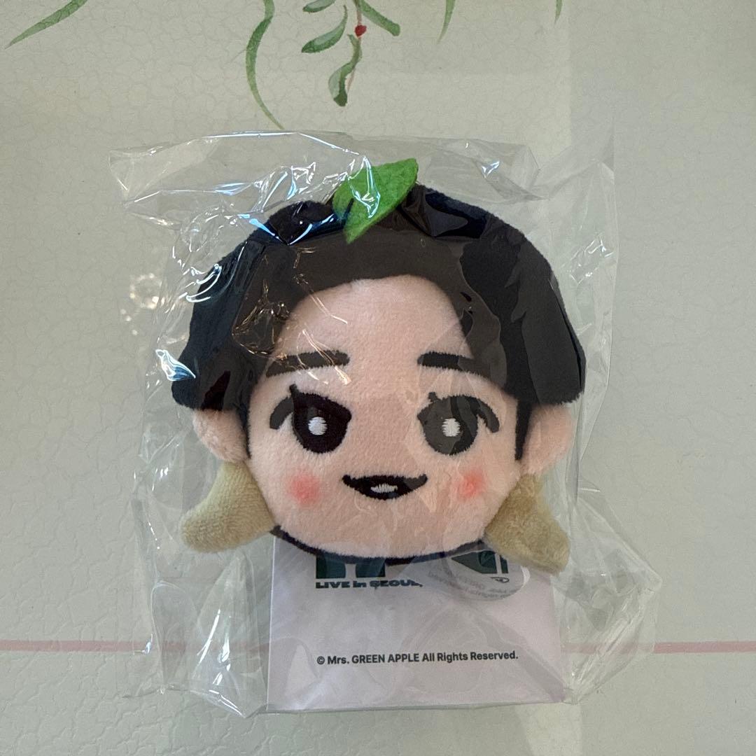 大森元貴 ミセス Mrs. GREEN APPLE ぬいぐるみキーホルダー Mrs GREEN APPLE 大森元貴 ぬいぐるみ 韓国 ソウルコン キーホルダー