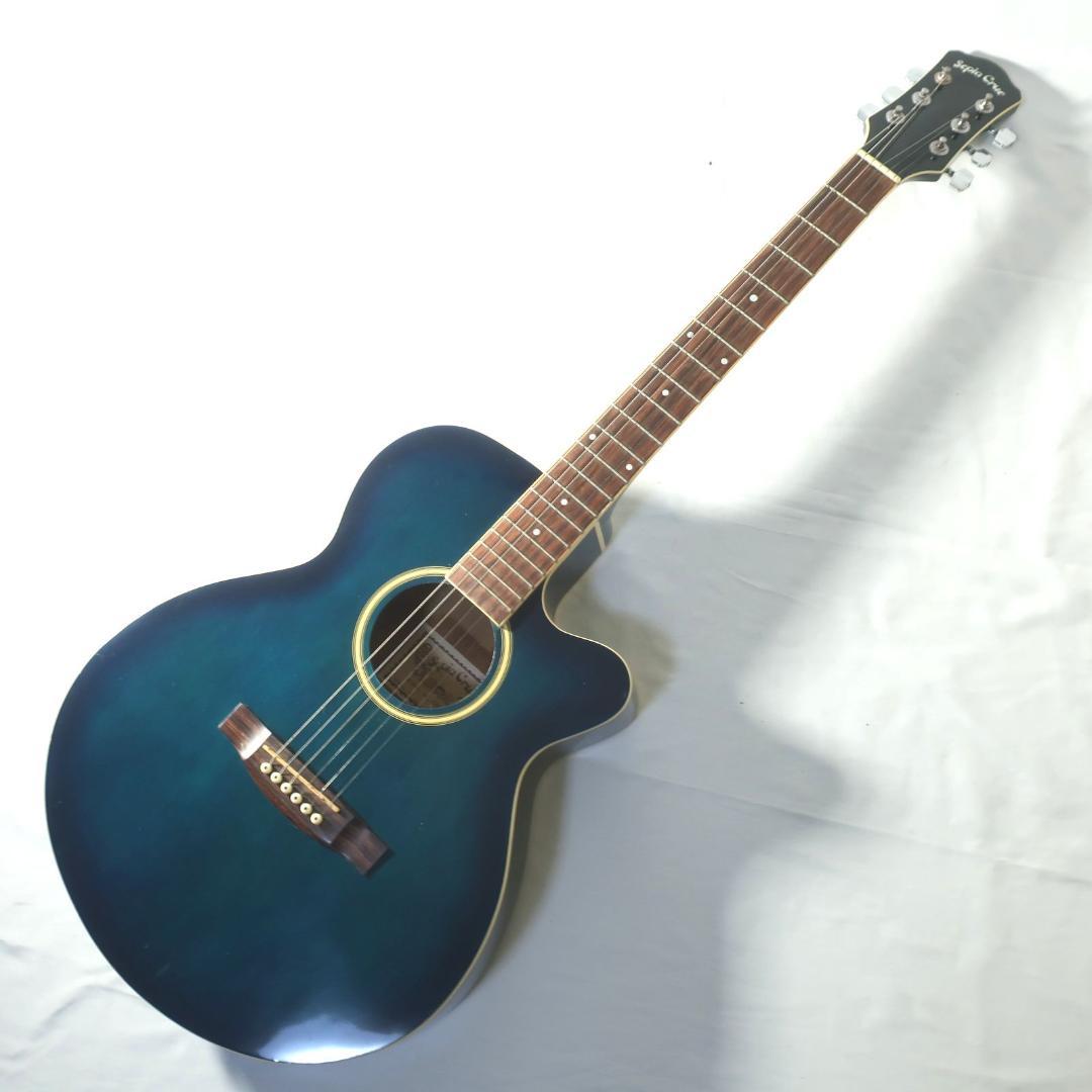 Sepia Crue EAW-180-BLS エレアコ ギター ブルー