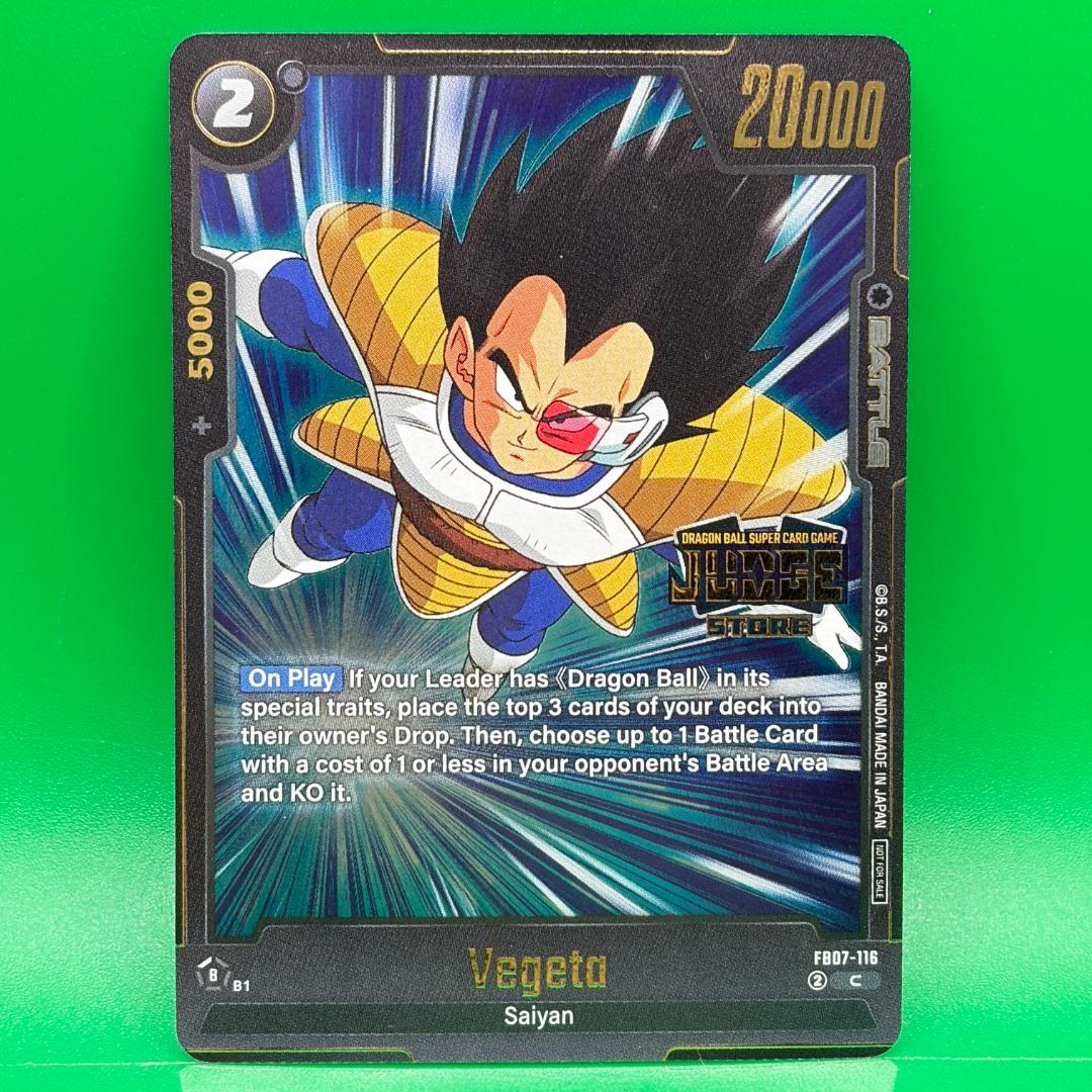 ドラゴンボール 海外 ベジータ 黒 FB07 プロモ ジャッジ Judge 英語