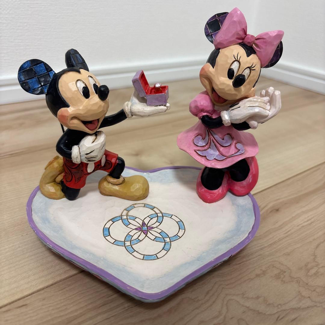 ディズニートラディション　ミッキー、ミニーの置物 ジムショア Jim Shore ディズニー トラディション Disney Traditions