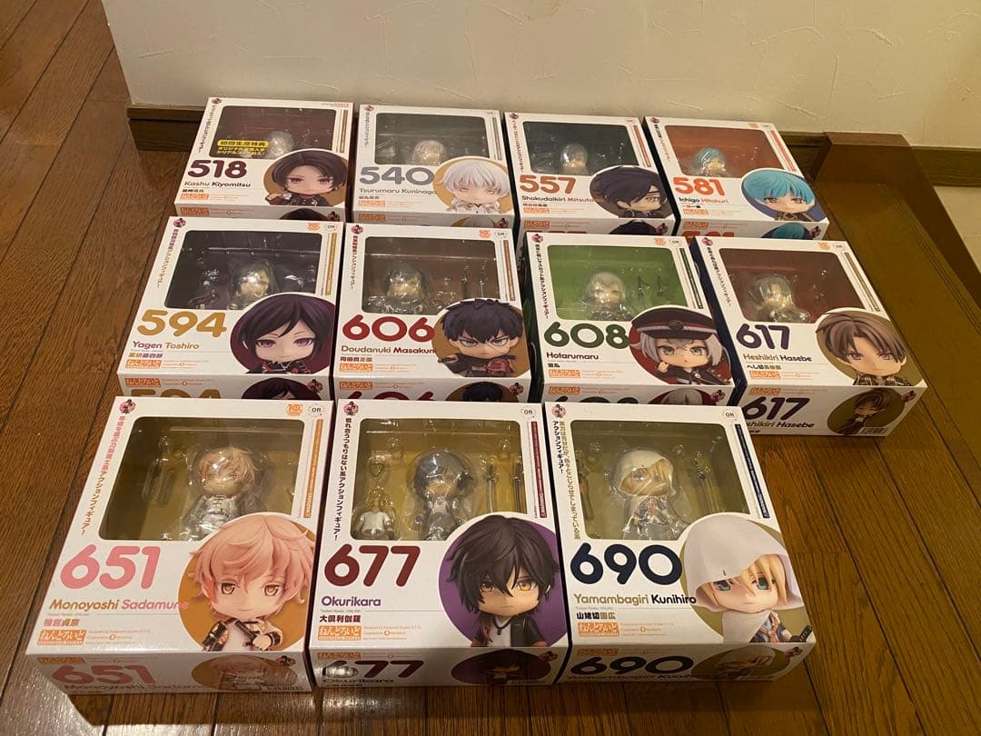 未開封 ねんどろいど 刀剣乱舞 11個 まとめ売り