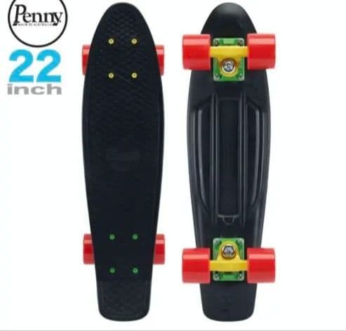 【超美品】Penny スケートボード 22インチ ラスタカラー