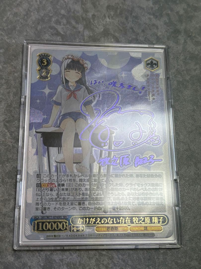 ヴァイスシュヴァルツ 青ブタ かけがえのない存在 牧之原翔子 SEC