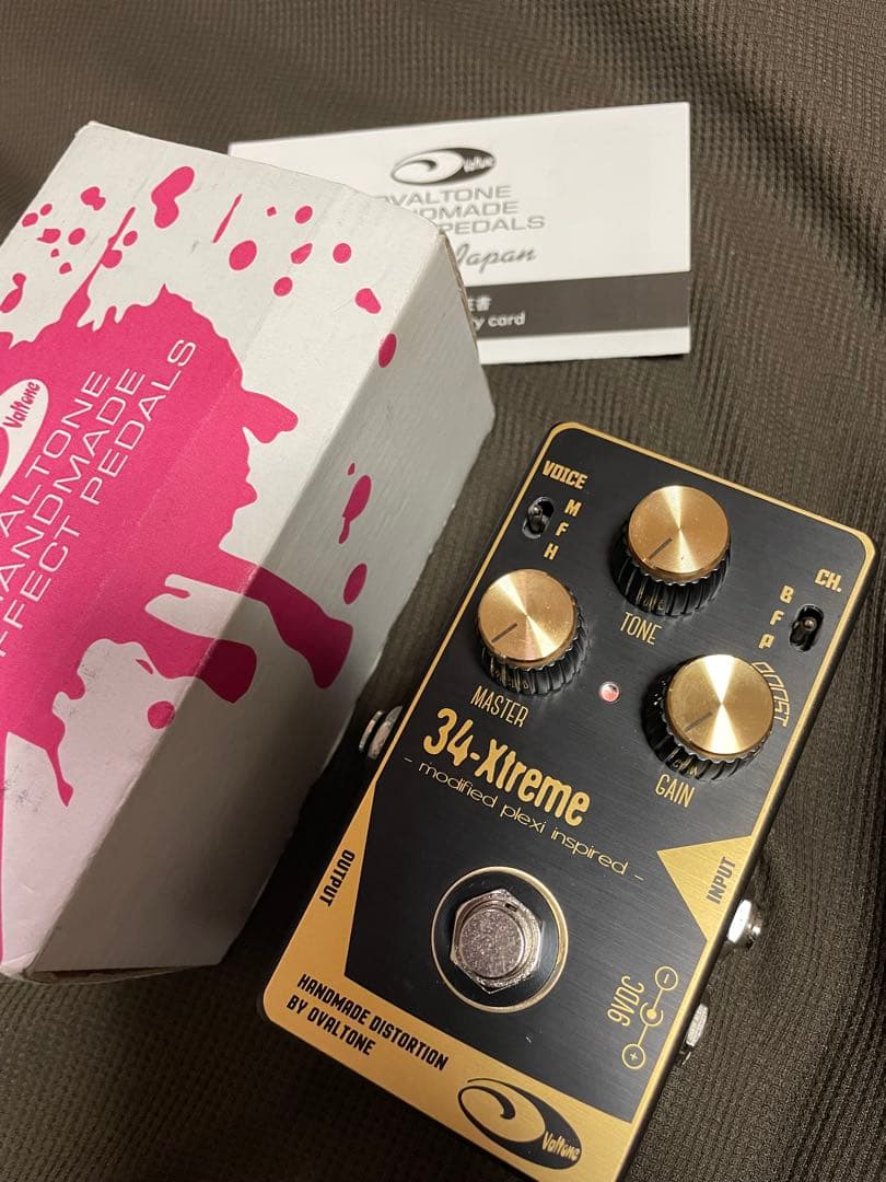 ☆Ovaltone 34-Xtreme☆ディストーション・オーバードライブ