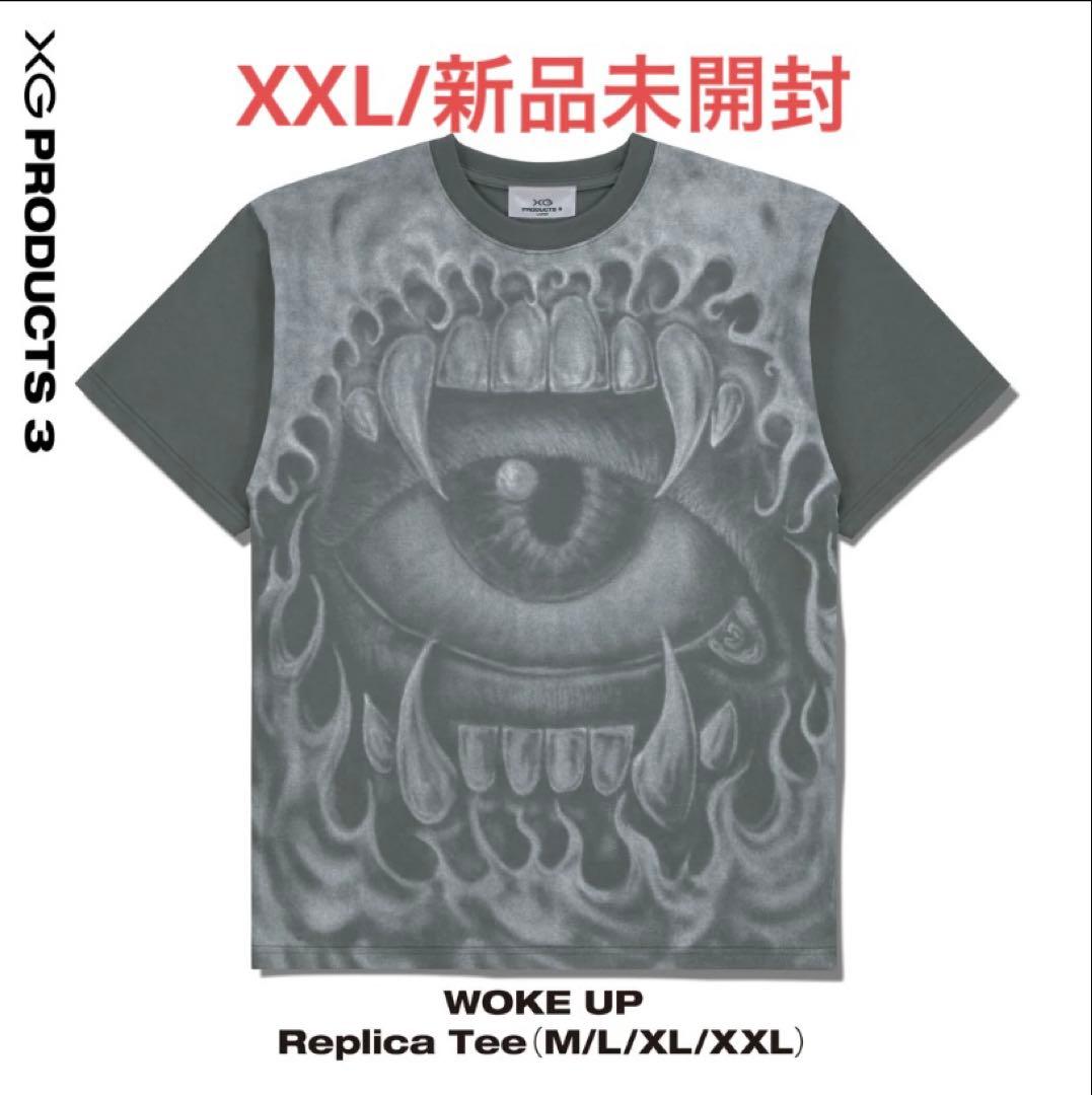 XG WOKE UP Replica Tシャツ グレー　XXL