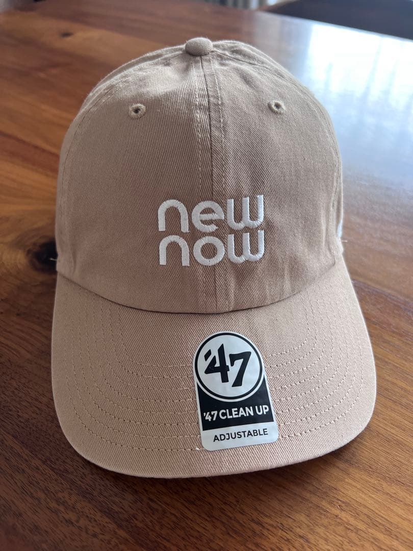 newnow　47 キャップ　ベージュ　新品未使用