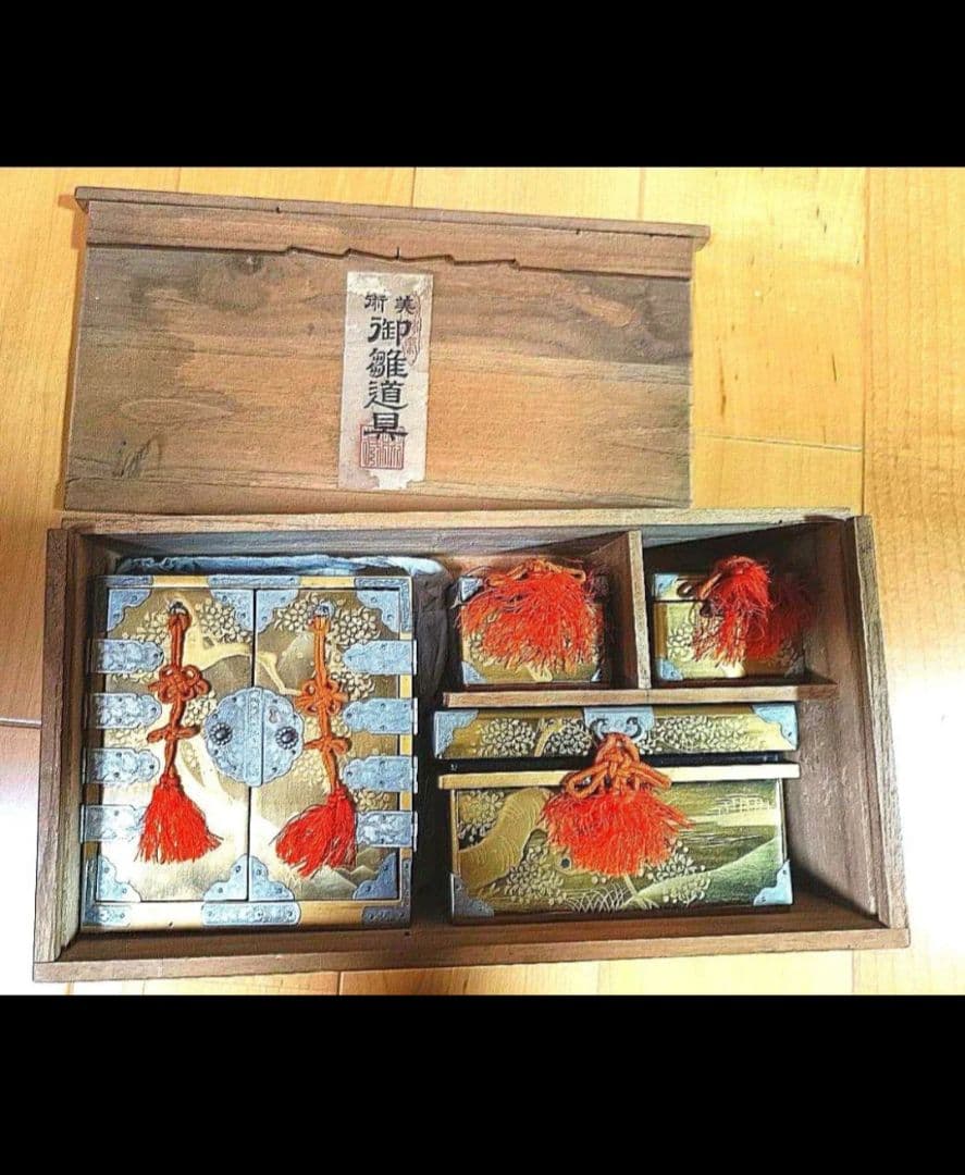 漆器 骨董品御雛箪笥　希少レトロ RetroJapan　伝統