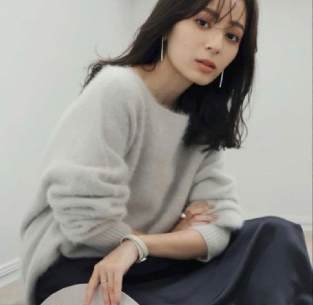 アニュアンス anuans ラクーンボートネックプルオーバー