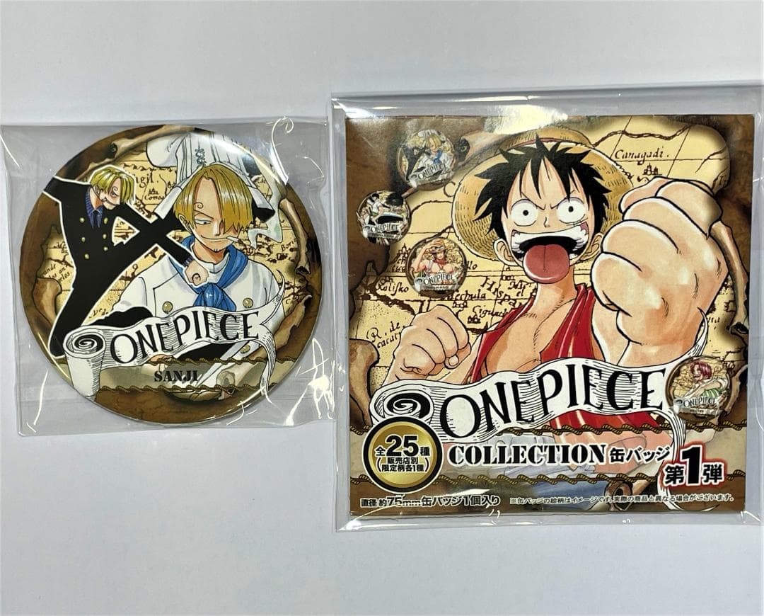 ONE PIECE ワンピース コレクション缶バッジ 第1弾 サンジ - メルカリ