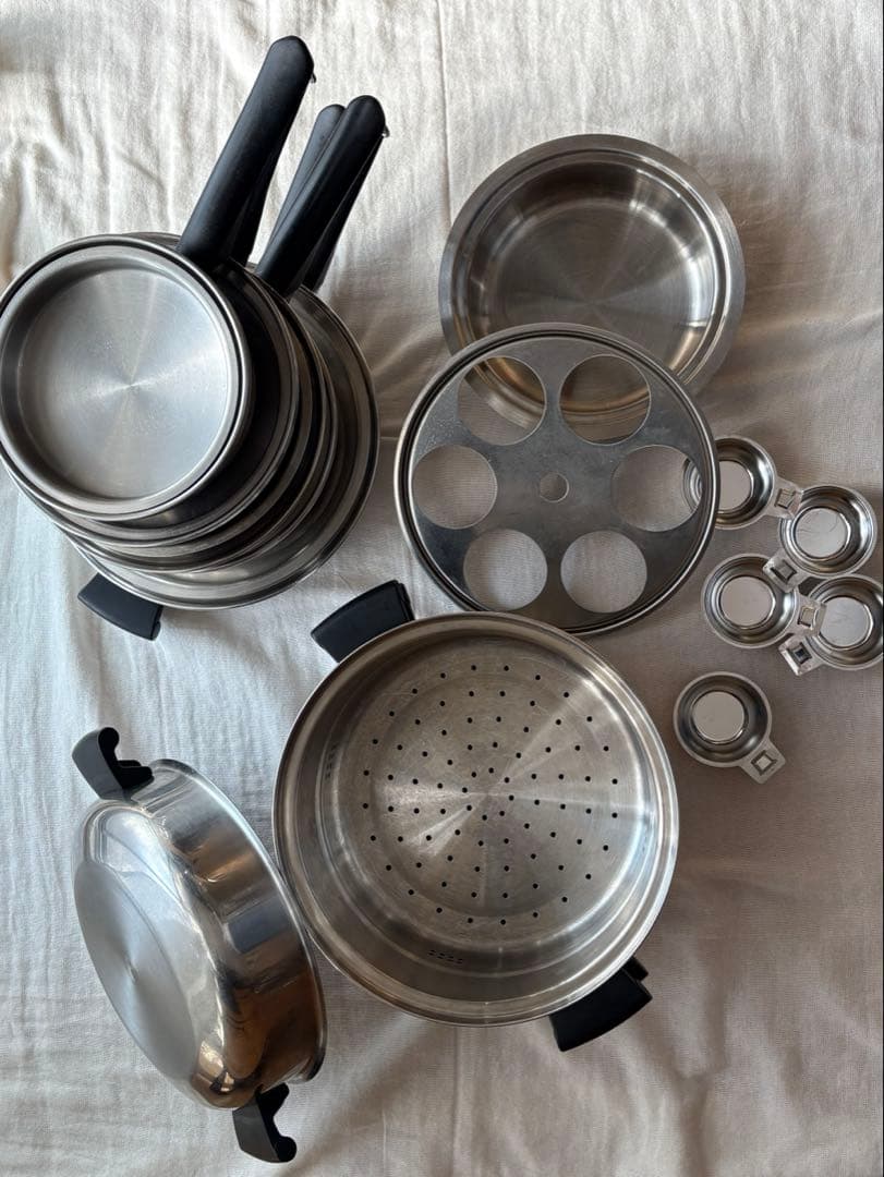 Amway鍋 21ピースセット アムウェイ クイーンクック21ピース鍋セット - メルカリ