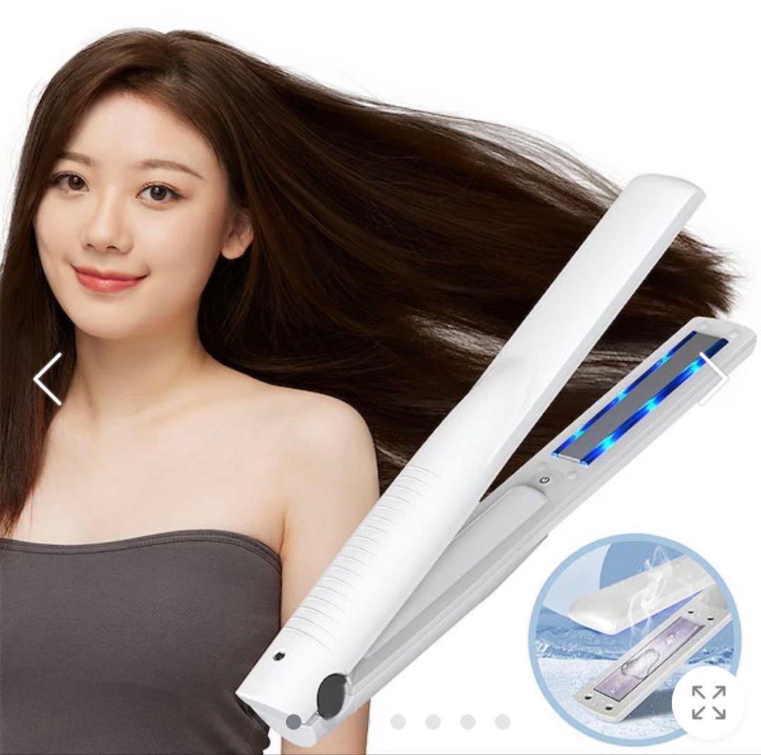 kiboer　超音波トリートメントアイロン　ホワイト【新品未使用】 楽天市場】【6,986円でGET! ☆SS限定】【手塗りの約6倍浸透】超音波