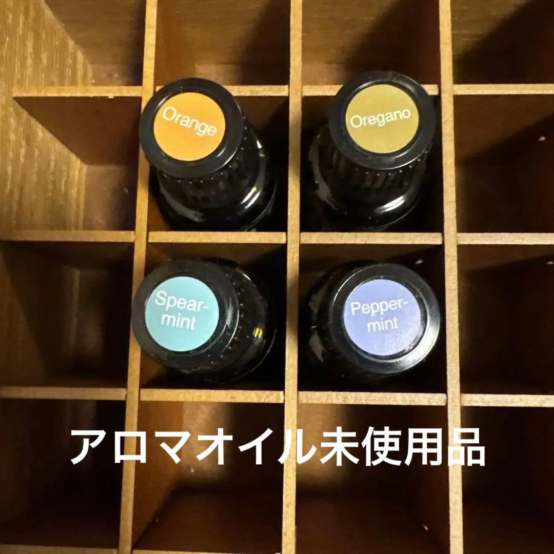 ドテラ/未使用品アロマオイル4本　木箱、ブック付き ドテラ エッセンシャルオイル - 昨日に引き続き、新ウッドボックス