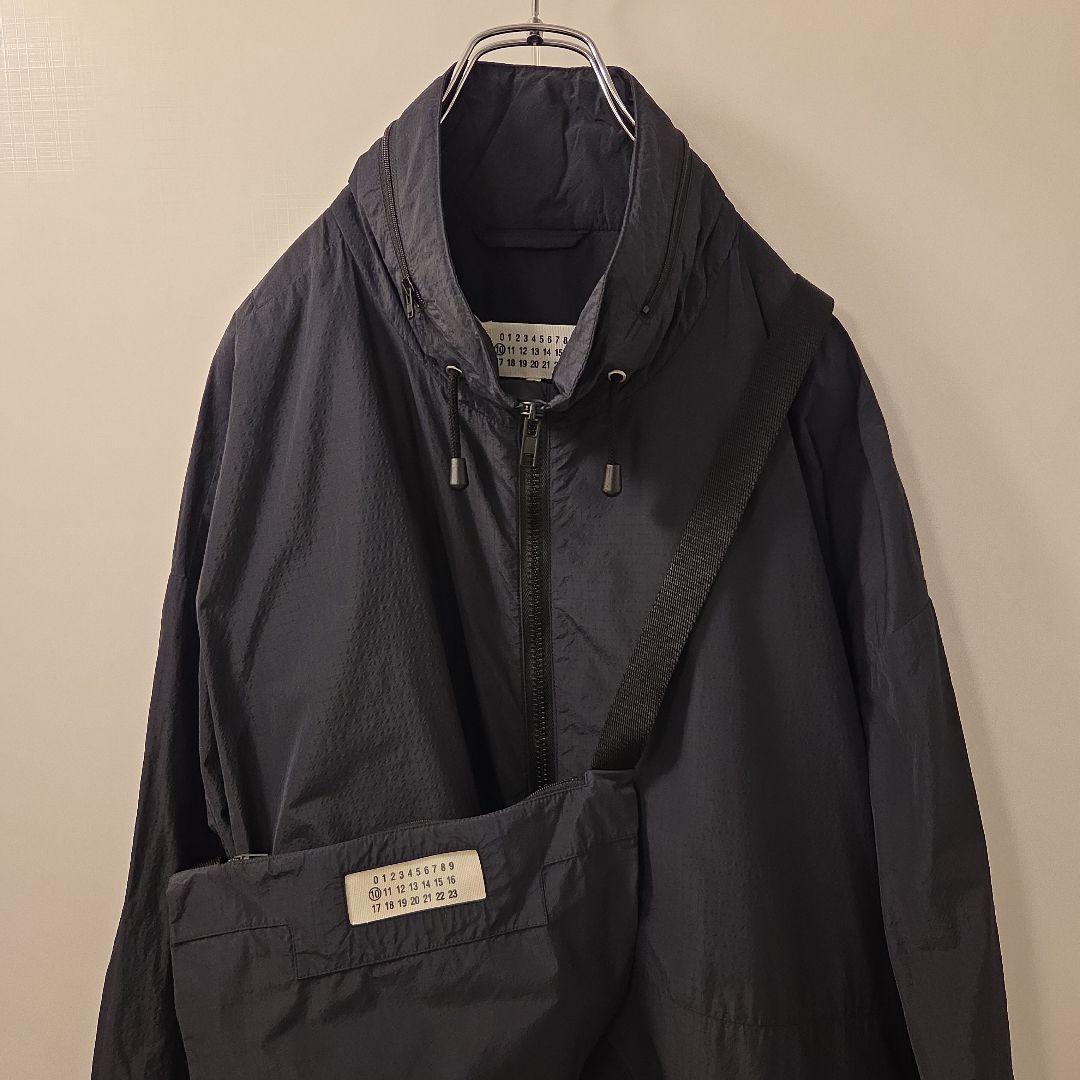 Maison Margiela ポケッタブル ナイロンコート 44 黒