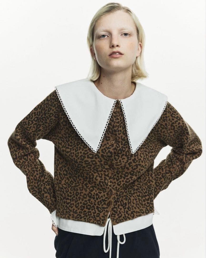 あ*読様 新品タグ付　Bibiy PATTY PILGRIM TOPレオパードカ