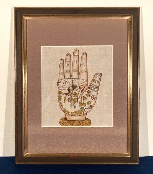 更紗「仏手」印相 額装：インド インドの更紗手帖 | 株式会社誠文堂新光社