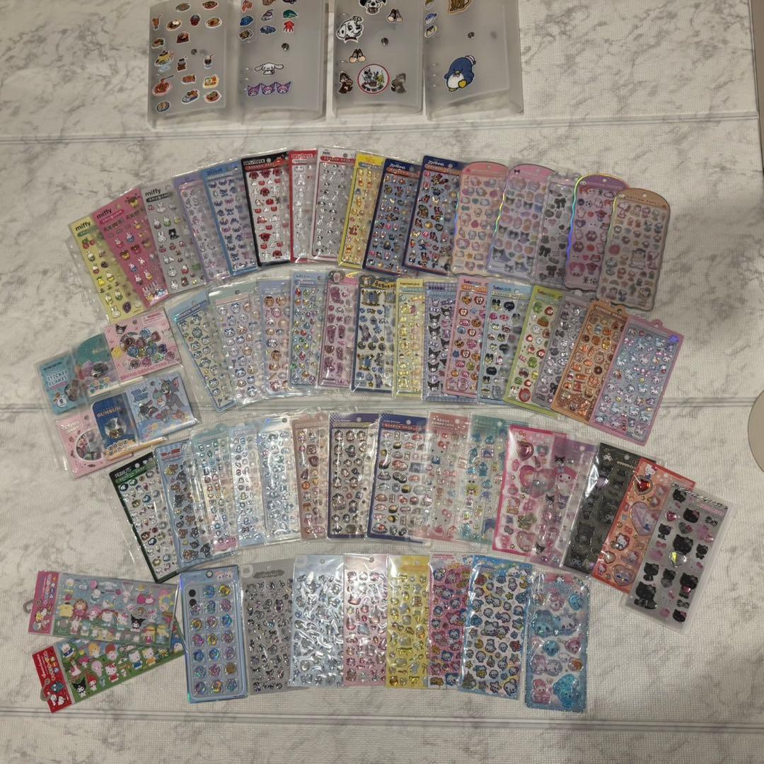 ボンボンドロップシール うるちゅるポップシール サンリオ ディズニーたまごっち