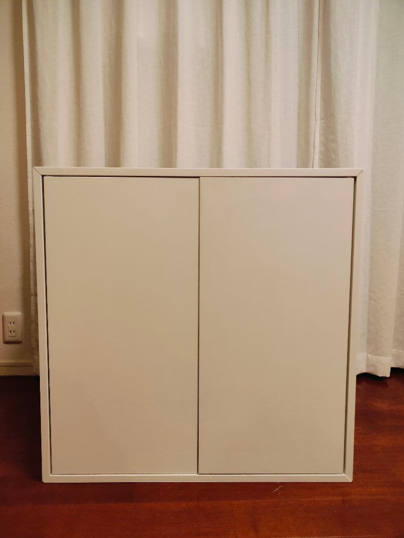 お値下げ中【完成品】IKEA EKET エーケト キャビネット　ホワイト　美品 完成品】IKEA EKET エーケト キャビネット ホワイト - メルカリ