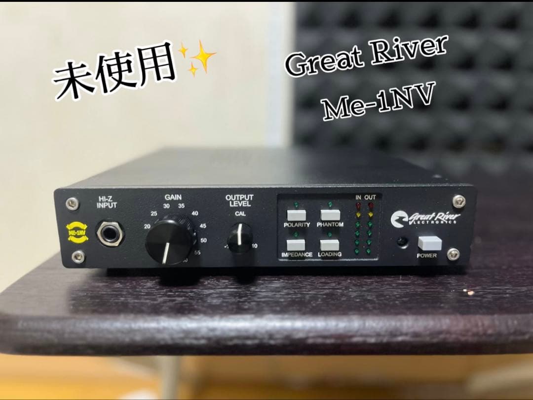 [未使用]Great  ME-1NV Yahoo!オークション - GREAT RIVER ME-1NV マイクプリアンプ NEVE系サ