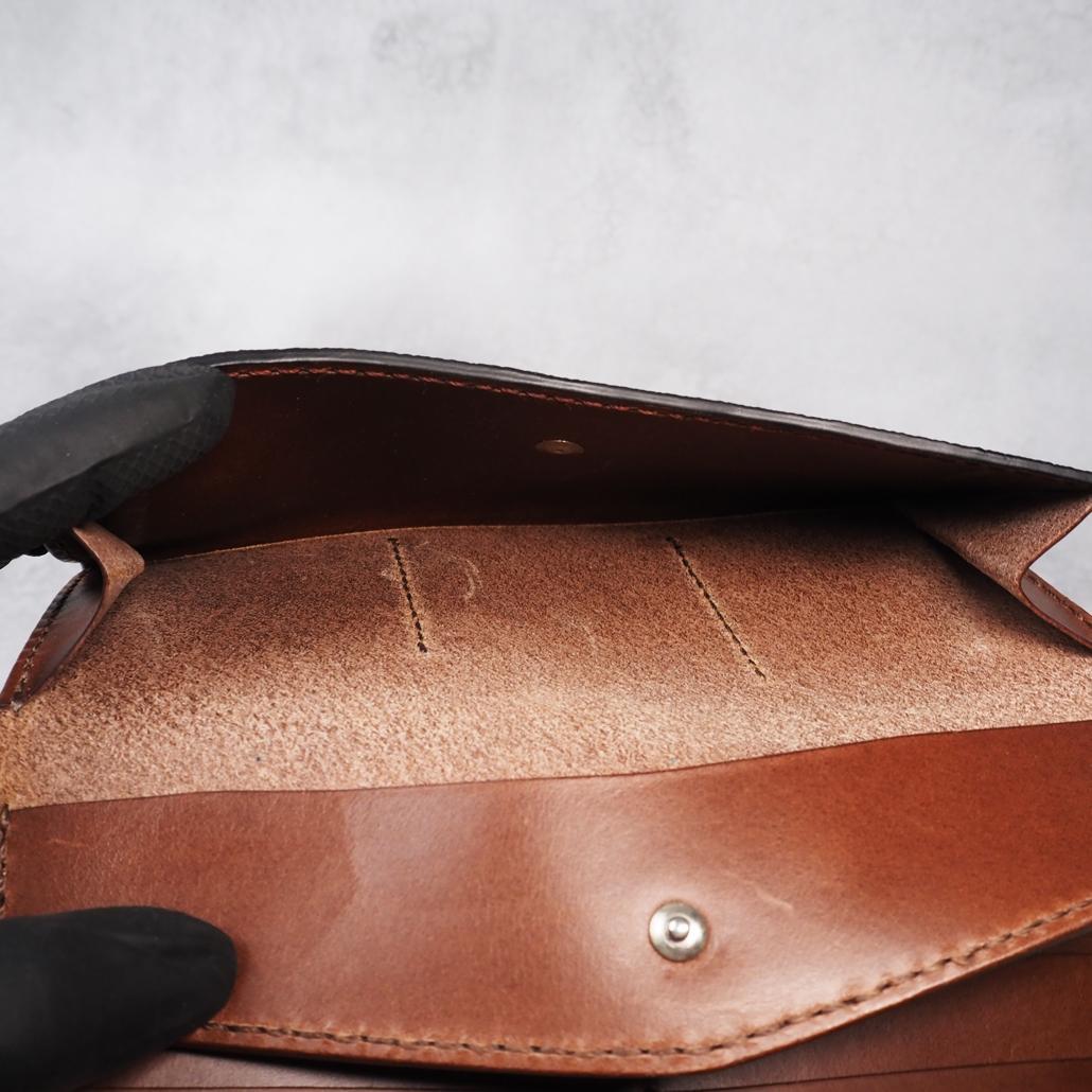 定価7万1500円 美品 GRANT KUROZAN 黒桟革 長財布 - メルカリ