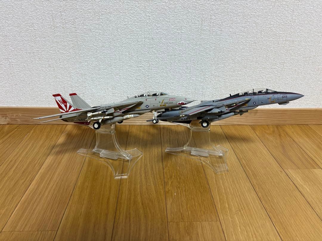 F-14 トムキャット 合金モデル　2機セット Amazon.co.jp: NUOTIE 1:72米海軍 F-14 トムキャット 合金モデル VF-84