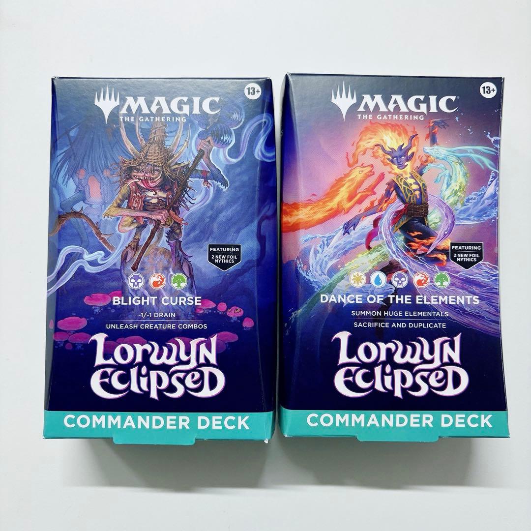 ローウィンの昏明 統率者デッキ エレメンタルの舞踊　枯朽の呪い 英語版 未開封 MTG】ローウィンの昏明統率者デッキ /エレメンタルの舞踊枯朽の呪い