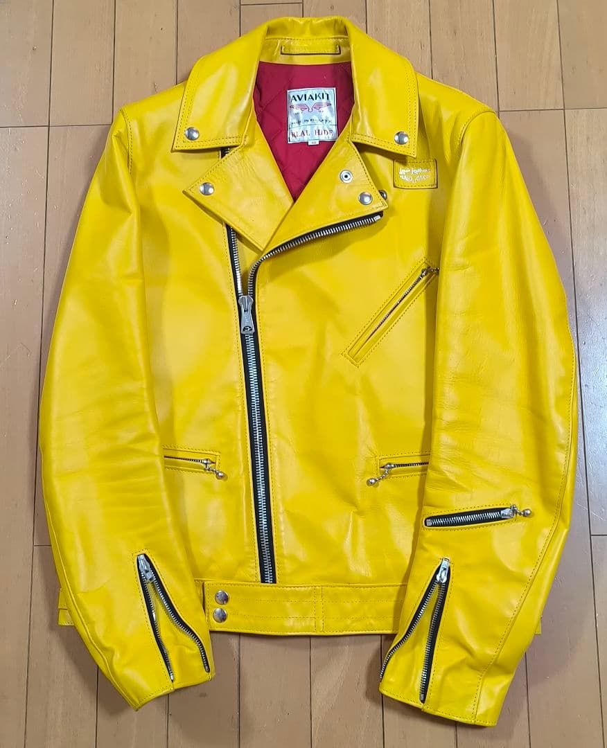 ルイスレザー　サイクロン　40　イエロー