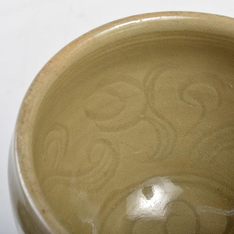 中国 龍泉窯 青磁 印刻花文 茶碗 V R4254 - メルカリ