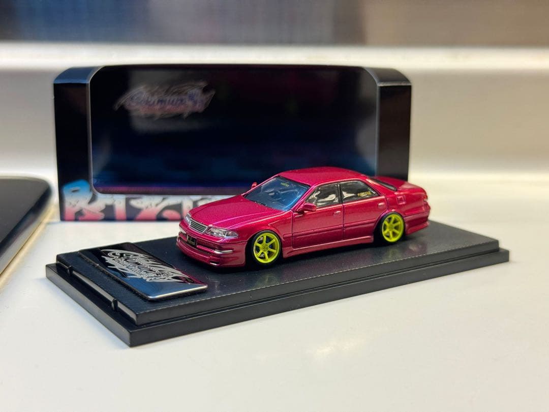 1/64 Vertex VERTEXJZX100MKII 風 関村改完成品ピンク