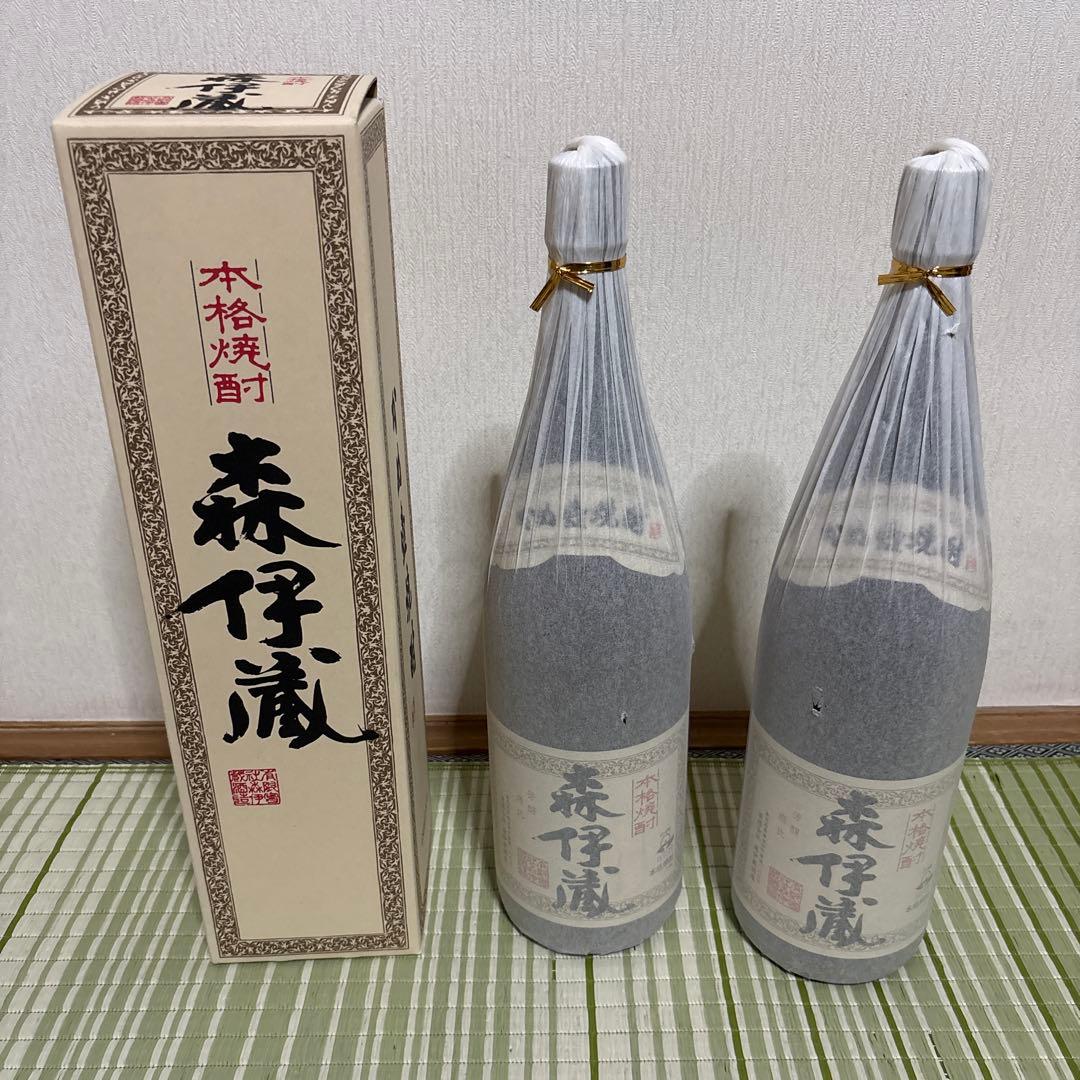 森伊蔵 2本セット 収納箱1個 いも焼酎　芋　1800ml 楽天市場】名入れ 焼酎 プレゼント 《 森伊蔵 1800ml 25度 一升瓶