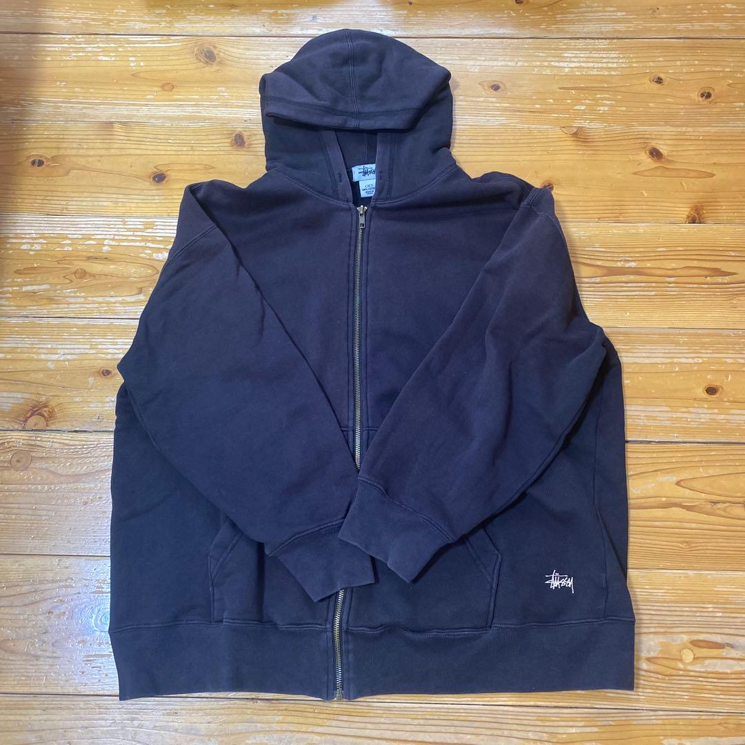 Stussy ブラックパーカー Sサイズ