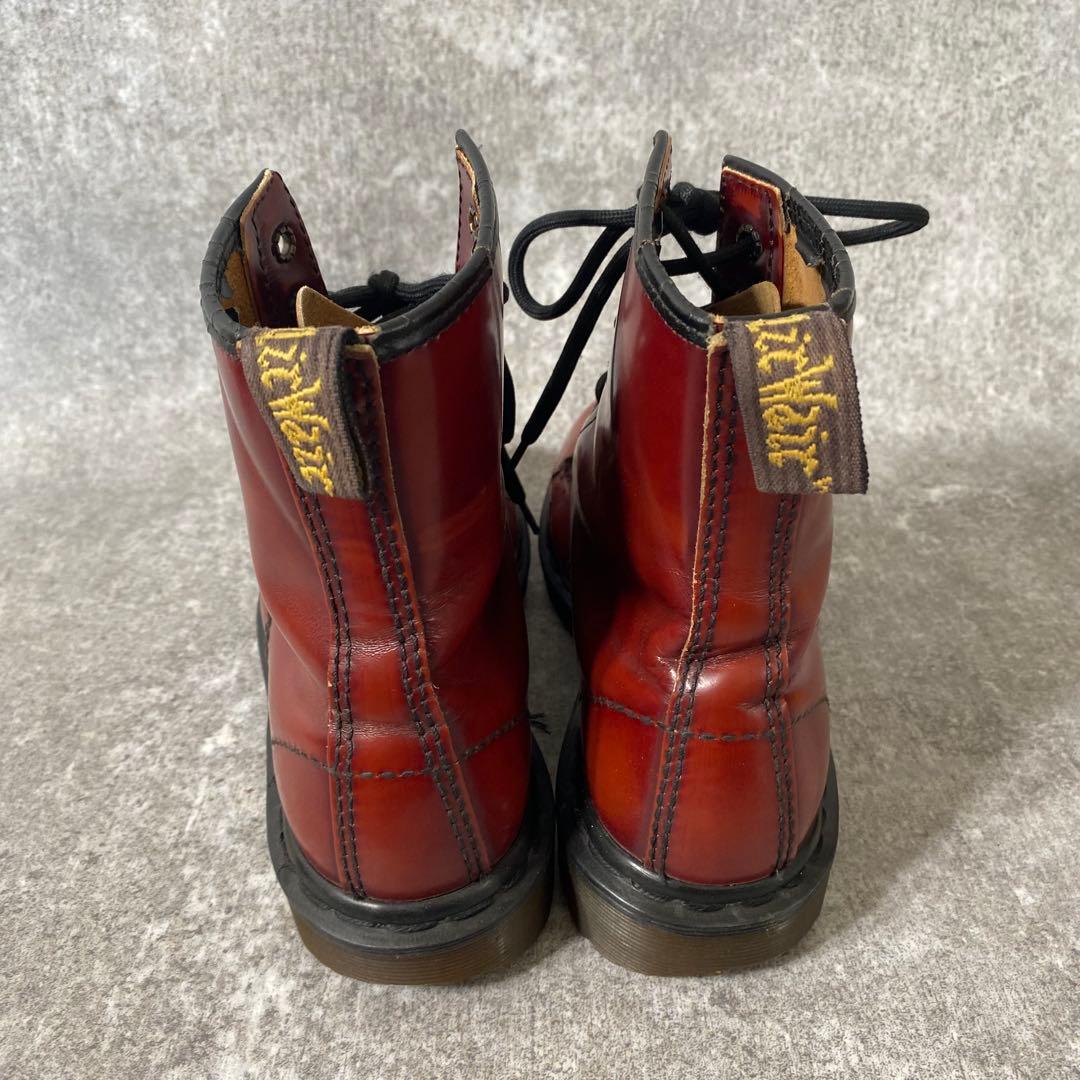 ドクターマーチン 8ホール レースアップ ブーツ チェリーレッド 1460