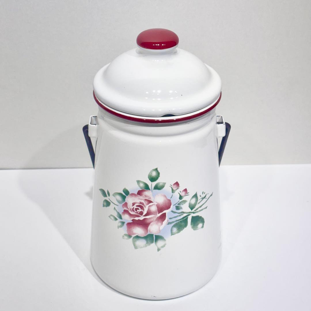 希少！新品・未使用品！イマン スカーレットローズ ミルクポット